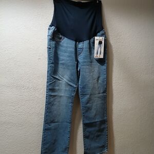 S.O..N.G maternity size L Nwot Chic Blue Denim maternity jeans